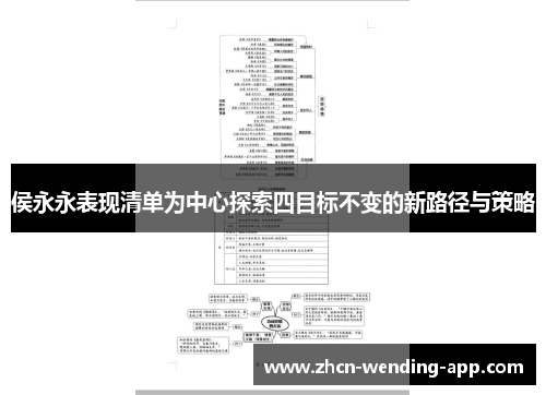 侯永永表现清单为中心探索四目标不变的新路径与策略